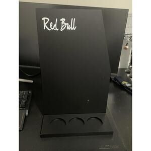 Red Bull Chalkboard Stand (3 Can Slots)